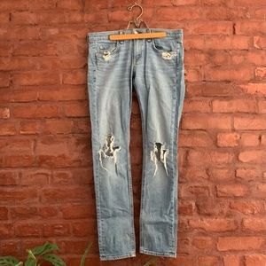 Rag & Bone The Dre Distressed Jean, Size 27